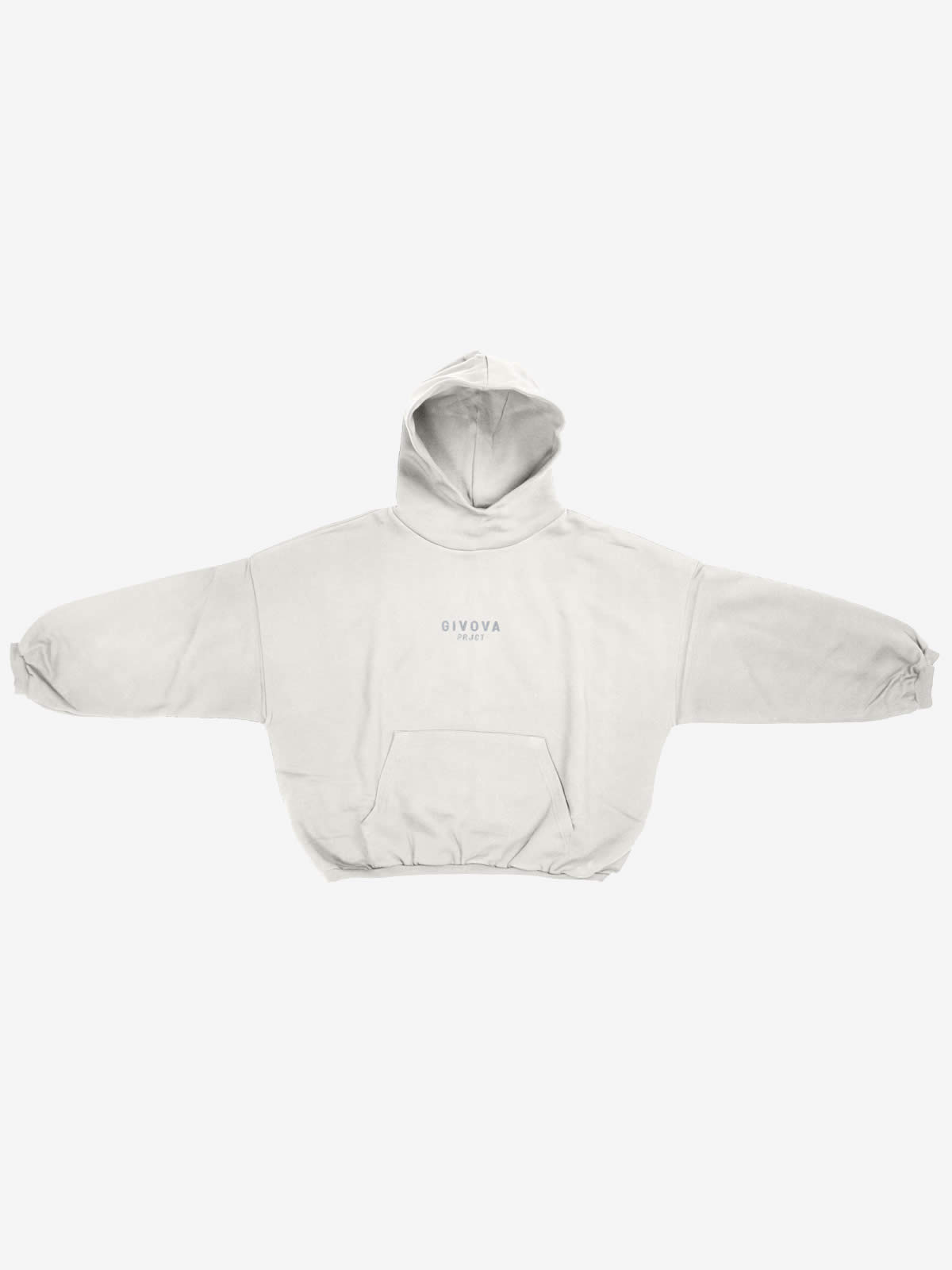 GIVOVA PRJCT VAPOUROUS WHITE LOGO HOODIE – Givova Project